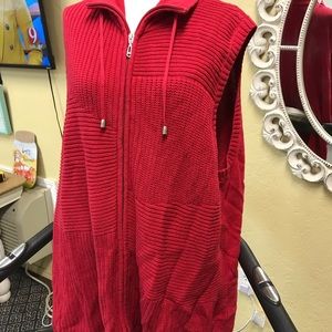 C.j.banks red sweater vest(2x)